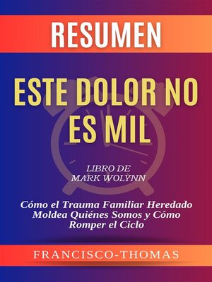 cover image of Resumen de Este Dolor No Es Mil